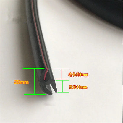 1.8M Rubber Sealing Trim Moulding Strips for Car Windshield Panel (All Years)