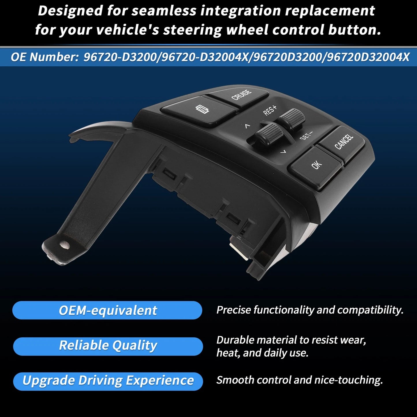 Cruise Control Rocker Switch Button for Hyundai Tucson (2016–2019)