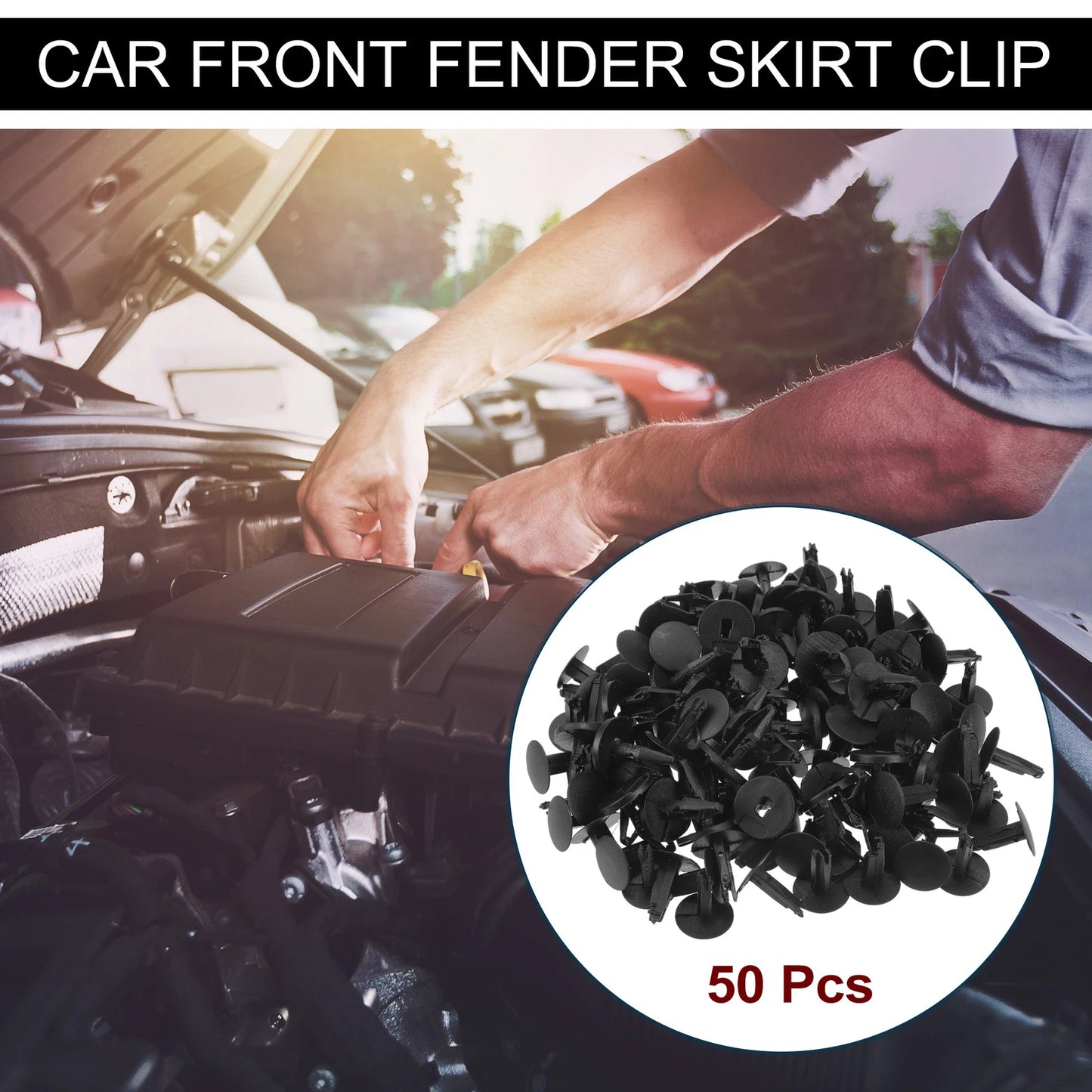 50 Pcs Front Fender Skirt Clip for Chevrolet GMC C K Trucks (2007–2008)