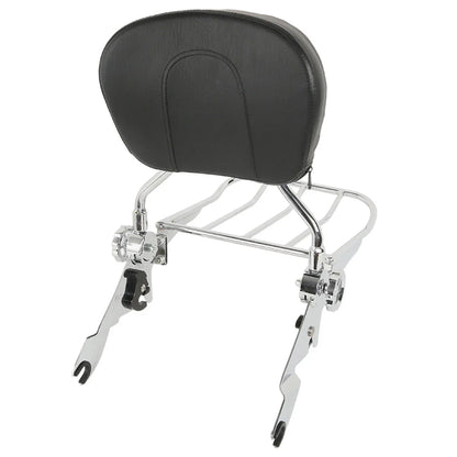 Backrest Sissy Bar Luggage Rack for Harley Touring Electra Glide (2009-2025)
