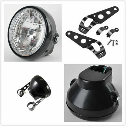 7" Motorcycle Amber LED Turn Signal Indicators with Mount Bracket