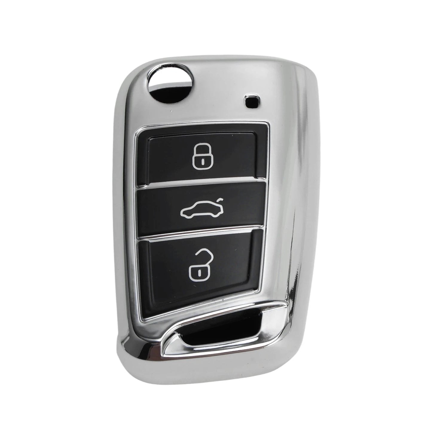 TPU Car Key Case for VW Golf, Polo 2G, 6R, 6C (3 Buttons)