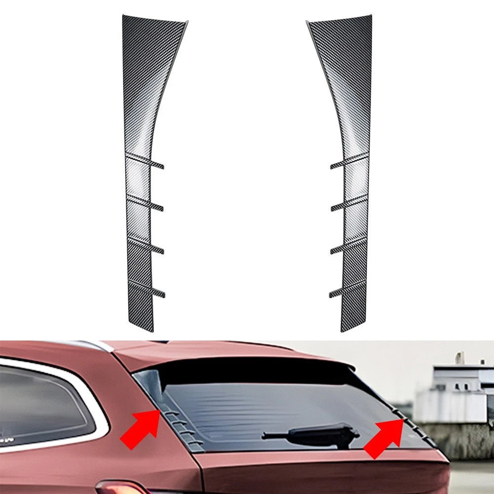 2Pcs Rear Window Side Spoiler Wing Lip for BMW 3 Series G21 (2019–2024)