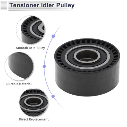 Drive Belt Idler Pulley for Mercedes-Benz C-Class (2017-2023) Black