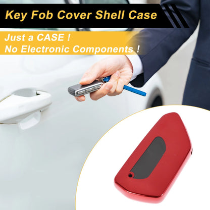 Red TPU Car Key Case for VW Golf 8 (2020–Present) - 3 Buttons