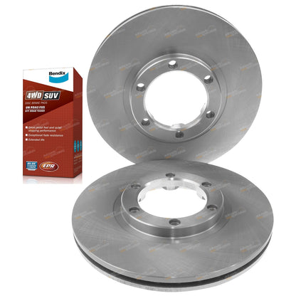 Front Disc Rotors + Brake Pads for Isuzu Rodeo (1988–1998)