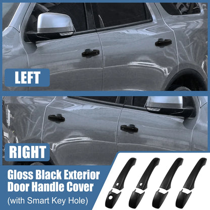 8pcs Exterior Side Door Handle Cover Trim for Dodge Durango (2011-2021)