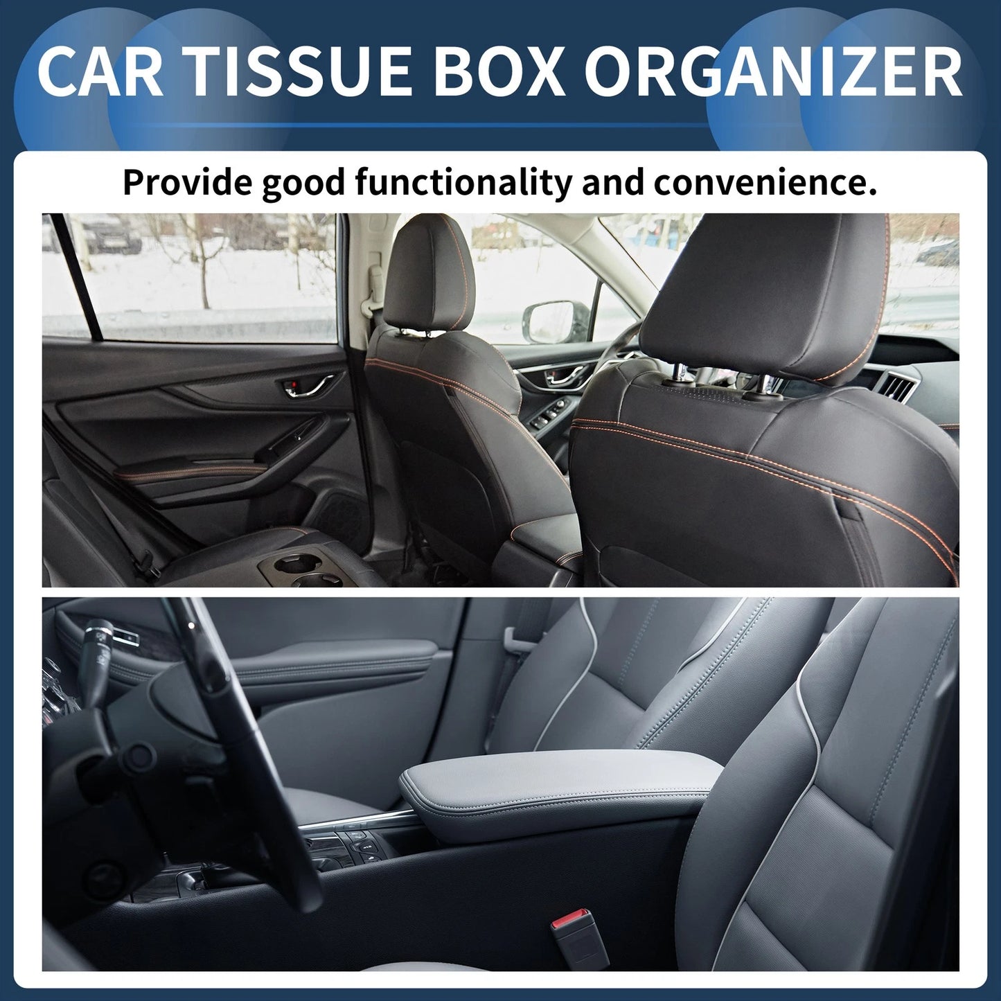 Tissue Holder for Car - Jacquard Woven Plush Pink (10.24"x6.69"x1.18")