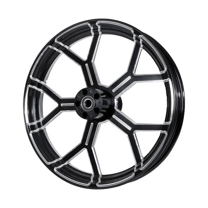18" x 3.5" Front Wheel Rim & Dual Disc Hub for Harley Touring (1997-2021)