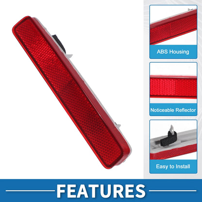 Rear Left Side Bumper Reflector No. 8192047010 for Toyota Prius (2012–2019)