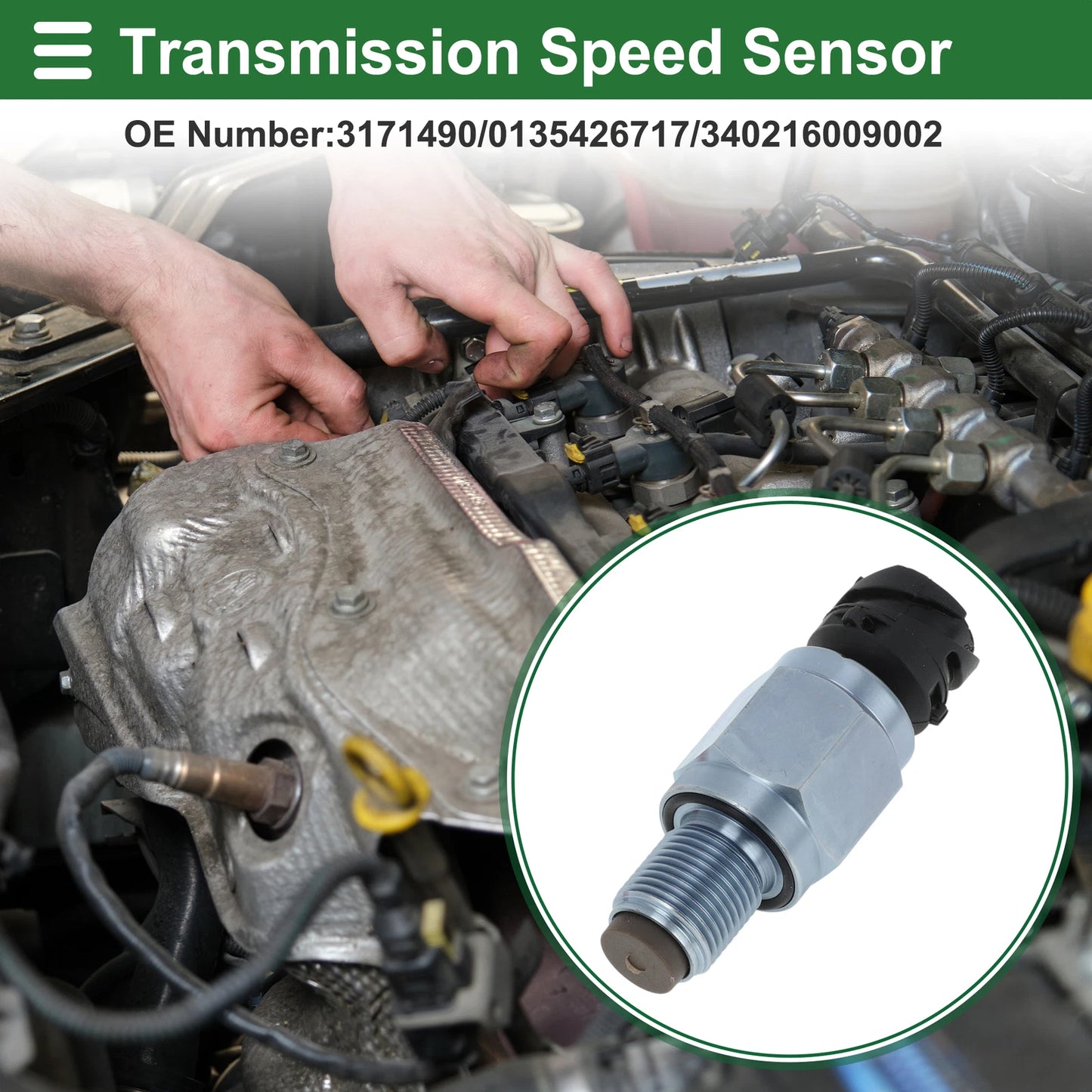 Transmission Odometer Speed Sensor for Mercedes-Benz 1620 1622 (No. 0135426717)