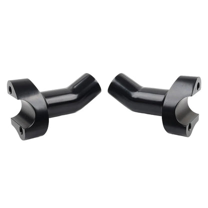 3.5" Pullback Handlebar Risers Black for Harley Dyna Softail Road King