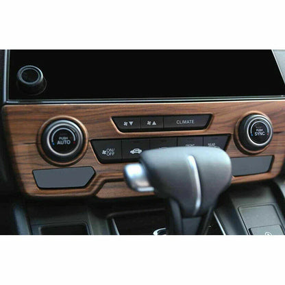 PEACH WOOD GRAIN CENTER CONSOLE CD PANEL COVER TRIM for HONDA CR-V (2017–2022)