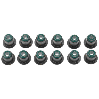 Set of 12 Valve Stem Oil Seals for Coaster HB30 HB31 HB32 HB36 (1984–1993)