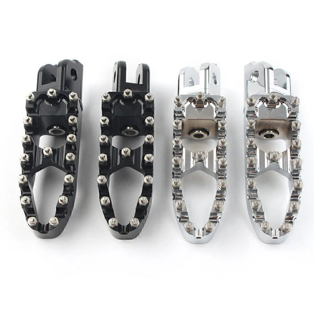 Wide Foot Pegs MX Style for Harley Sport Glide FLSB & Low Rider FXLR