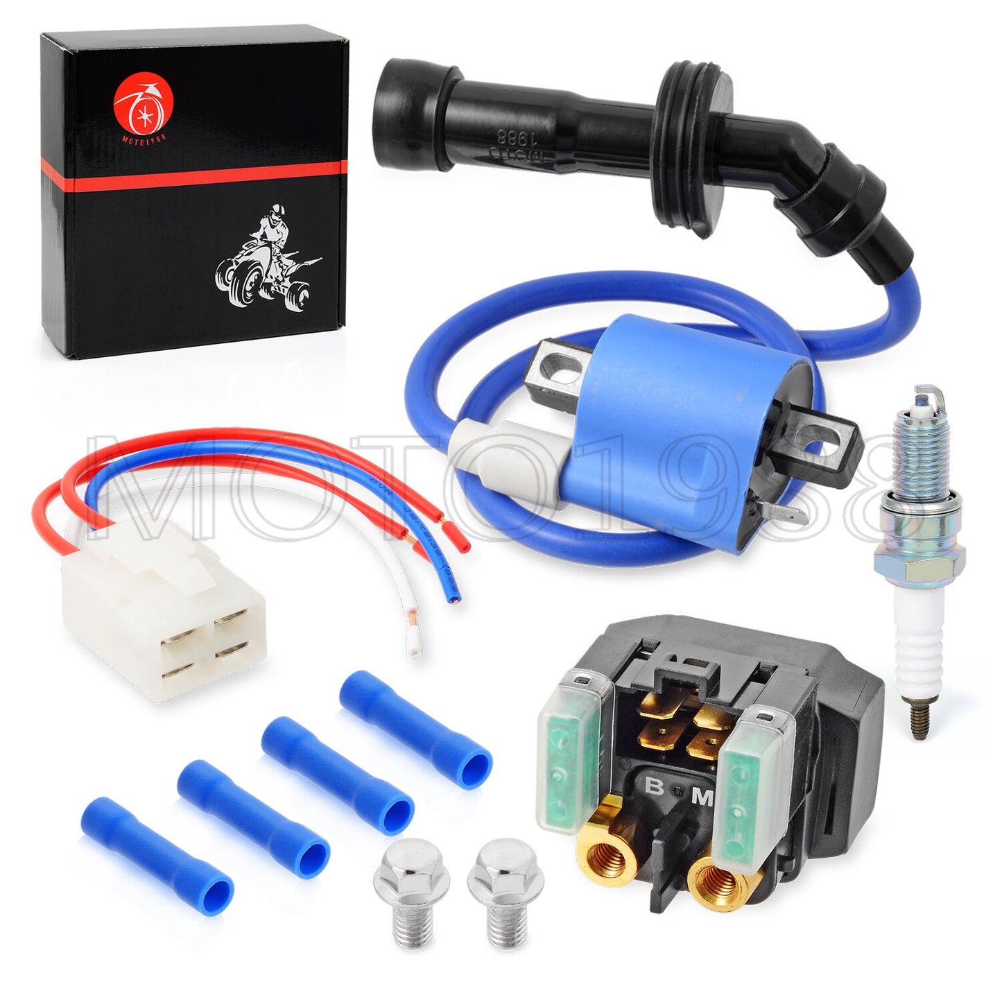 Ignition Coil Starter Relay Solenoid for Yamaha Grizzly 660 (2002–2008)