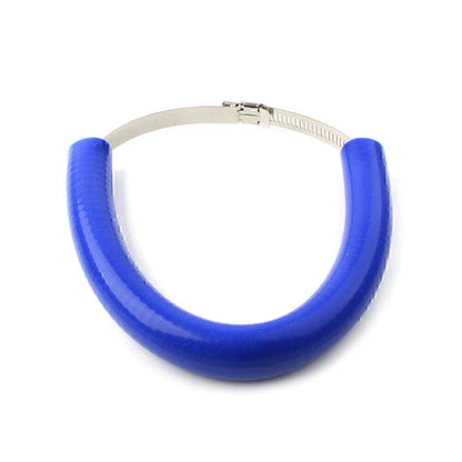Universal Motorcycle Exhaust Pipe Heat Shield Cover Guard - Blue