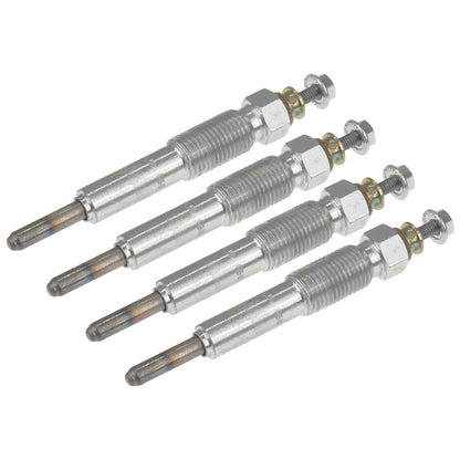 Set of 4 Glow Plugs for Mitsubishi Canter FE211 (1978–1988)