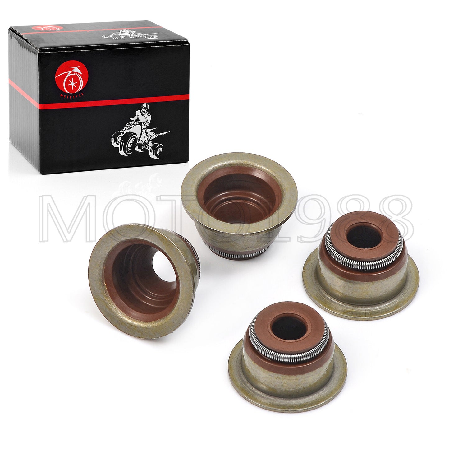 Set of 4 Valve Stem Seals for Ezgo 295cc/350cc (1991–Present)