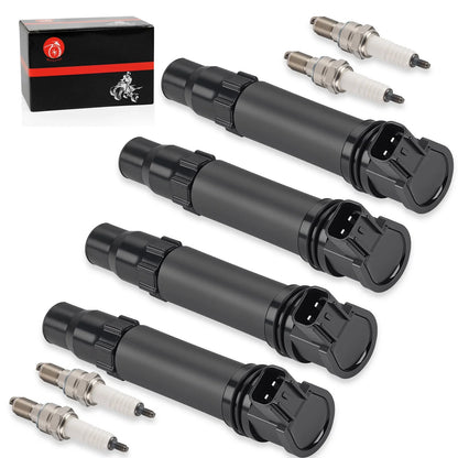 4X Ignition Coils Iridium Spark Plug for Honda CBR600RR (2007–2010)