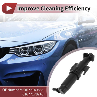 Front Driver Side Headlight Washer Nozzle for BMW 535i (2010–2016) No. 61677149885