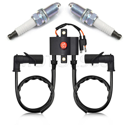 Ignition coil spark plug & cap for Polaris Sportsman 600/700 MV7 (2006–2013)