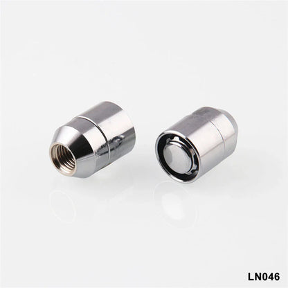 4 x Steel Wheel Nuts M12x1.5C & Key Anti-Theft Lock for Honda Toyota