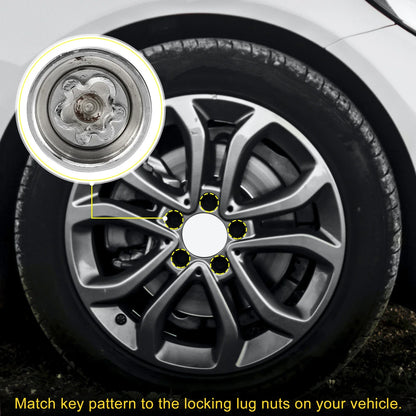 330 Wheel Lock Lug Nut Set with Protector Socket for Mercedes Benz