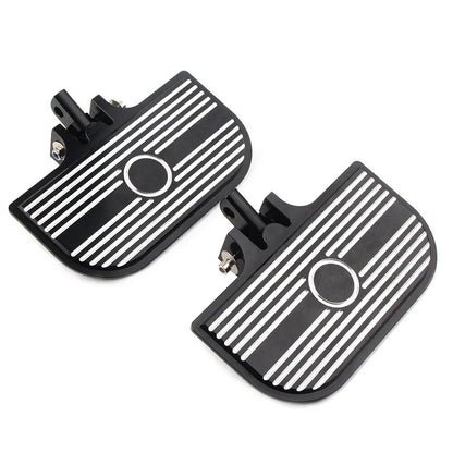Passenger Floorboards Pedal Pads for Harley Heritage Springer Low Rider