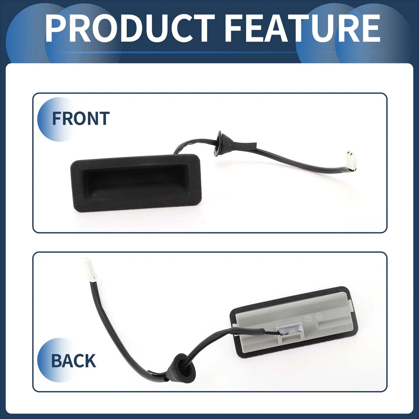 Tailgate Trunk Release Switch for Ford Focus II, C-MAX (2005–2011) No. 3M5119B514AC