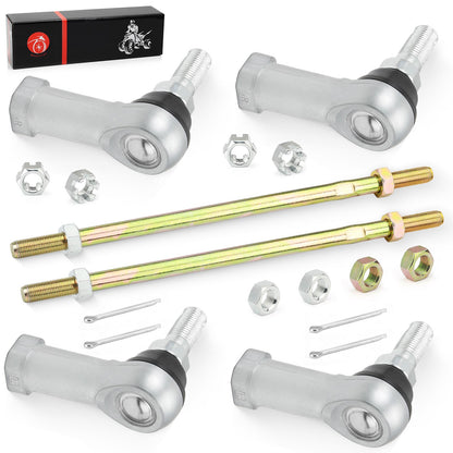 Set of 2 Tie Rod Ends for Honda Foreman 450 TRX450 (1998–2004)