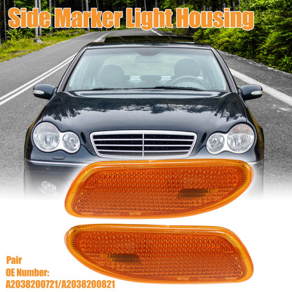 Side Marker Lights Housing for Mercedes-Benz C230 (2002–2007)