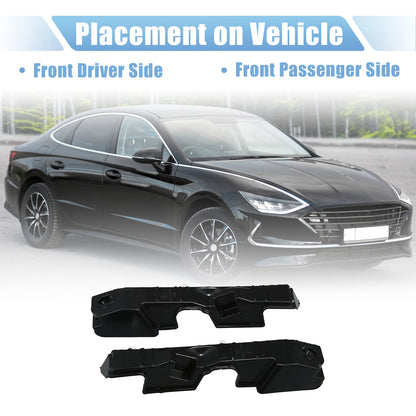 1 Pair Front Bumper Bracket for Hyundai Sonata (2011–2015) 86513-3S000 86514-3S000