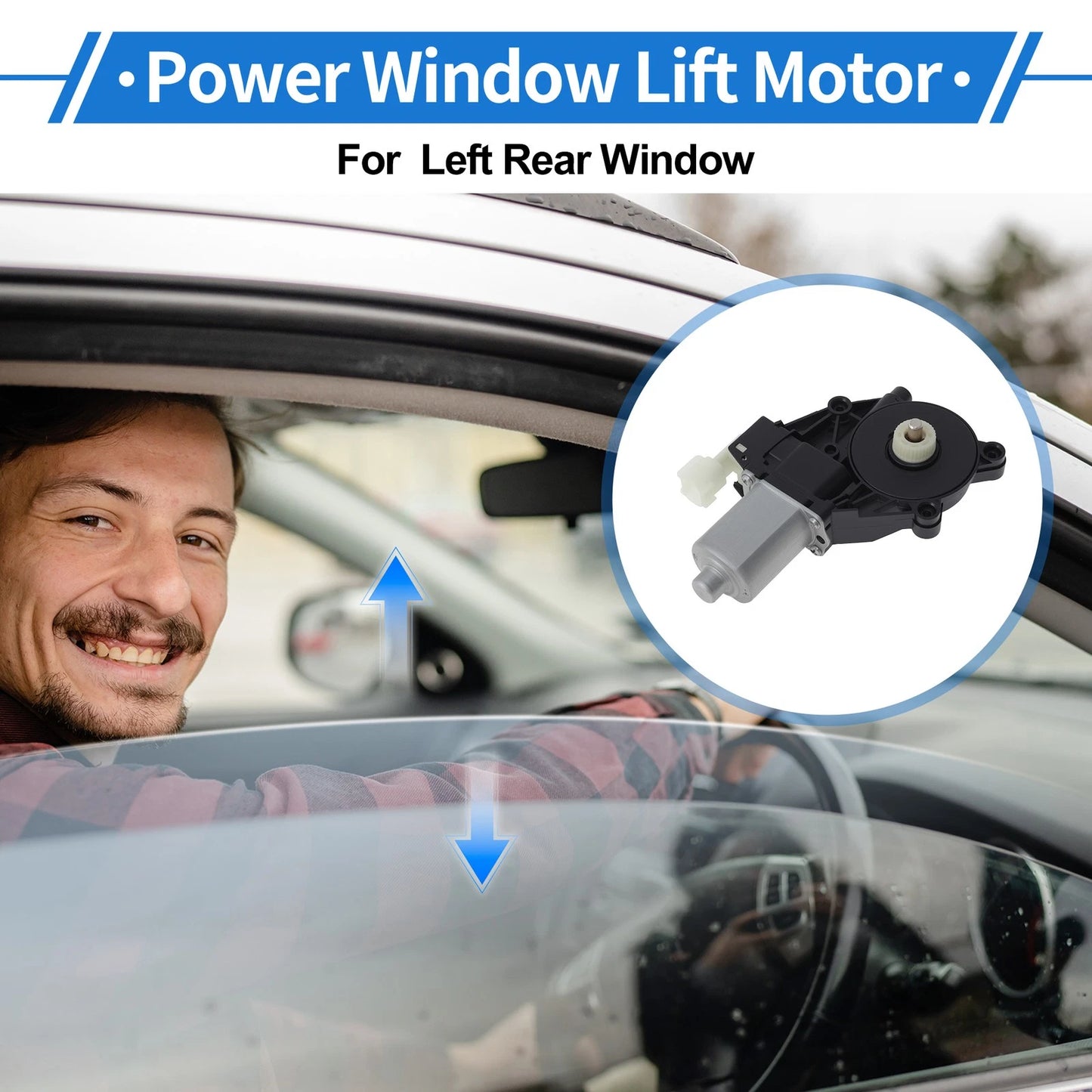 6CP114553H1A Power Window Regulator Lift Motor for Ford Focus (2012–2018)