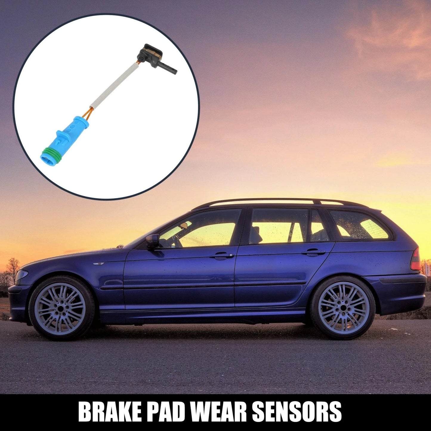 2X Brake Pad Wear Sensor 2319050014 1695401617 for Mercedes-Benz