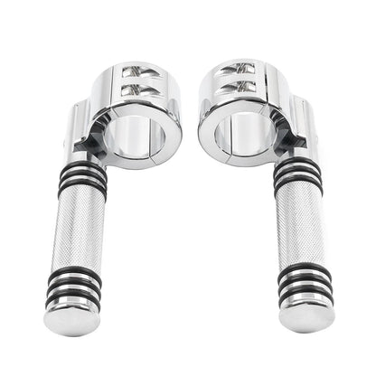 1-1/4" Engine Crash Bar Footpeg Clamp for Harley (Chrome)