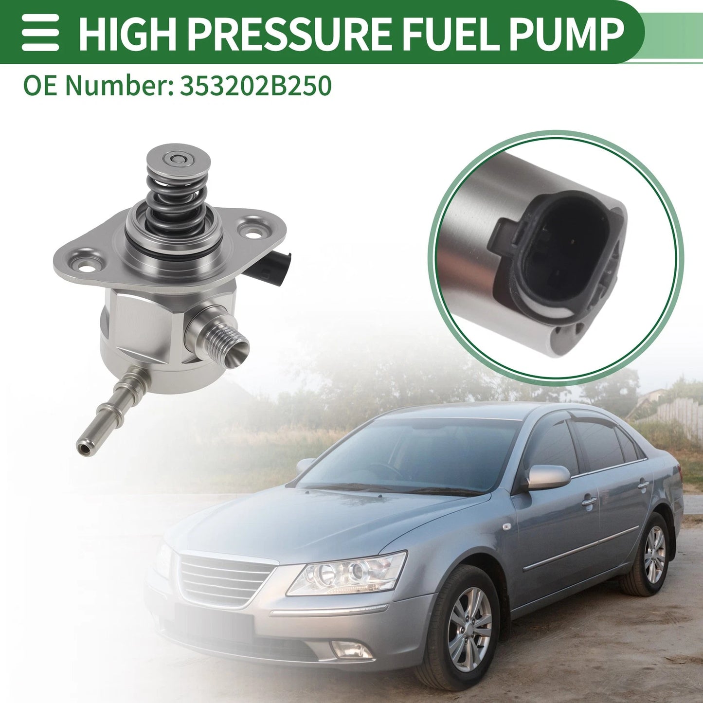 High Pressure Fuel Pump for Hyundai Sonata (2018–2019) No. 353202B250