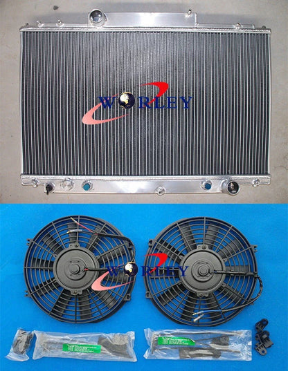 Aluminum Radiator & Fan for Lexus SC400/Soarer UZZ30/31/32 1UZFE (1991-1996)