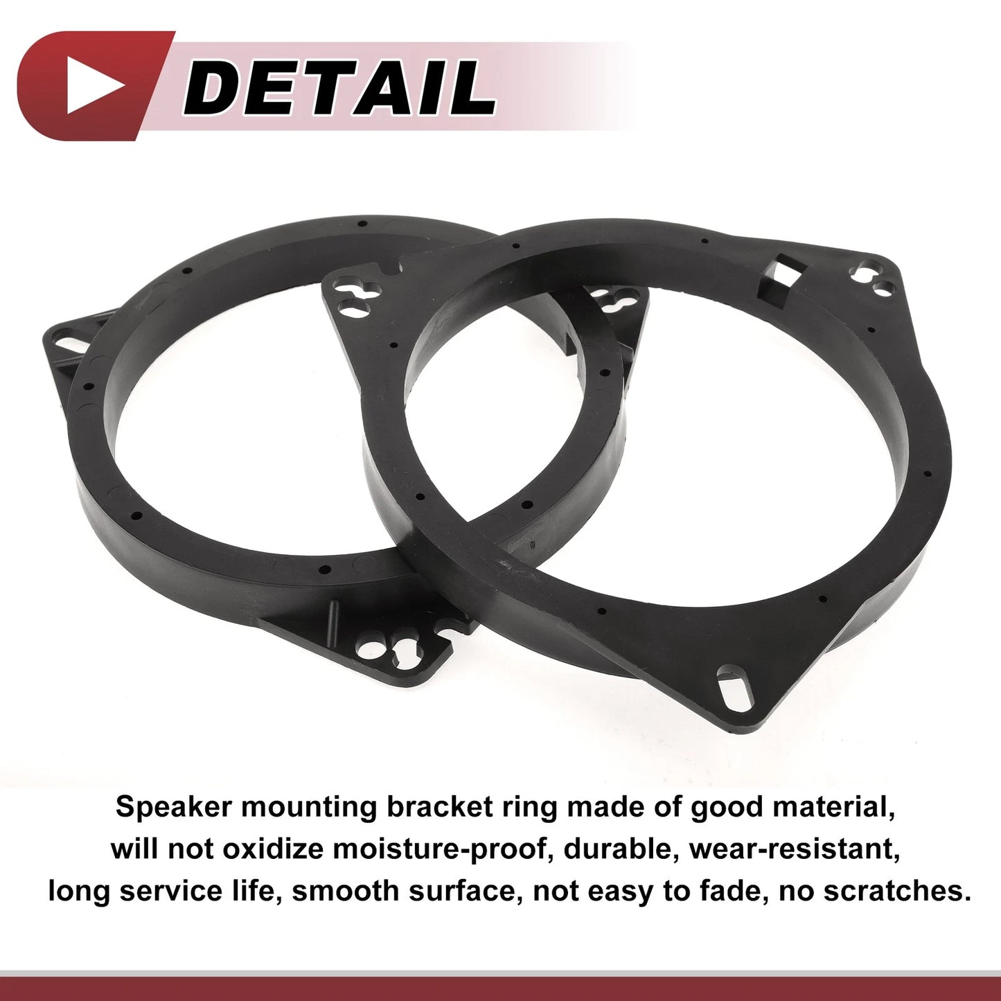 Set of 2 Speaker Spacer Rings for Nissan Murano (2003–2019) 6.5"