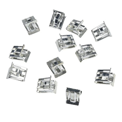 25Pc Set / 1/2 x 5/8 / Metal Fastener Clips for Car Retainer Moulding