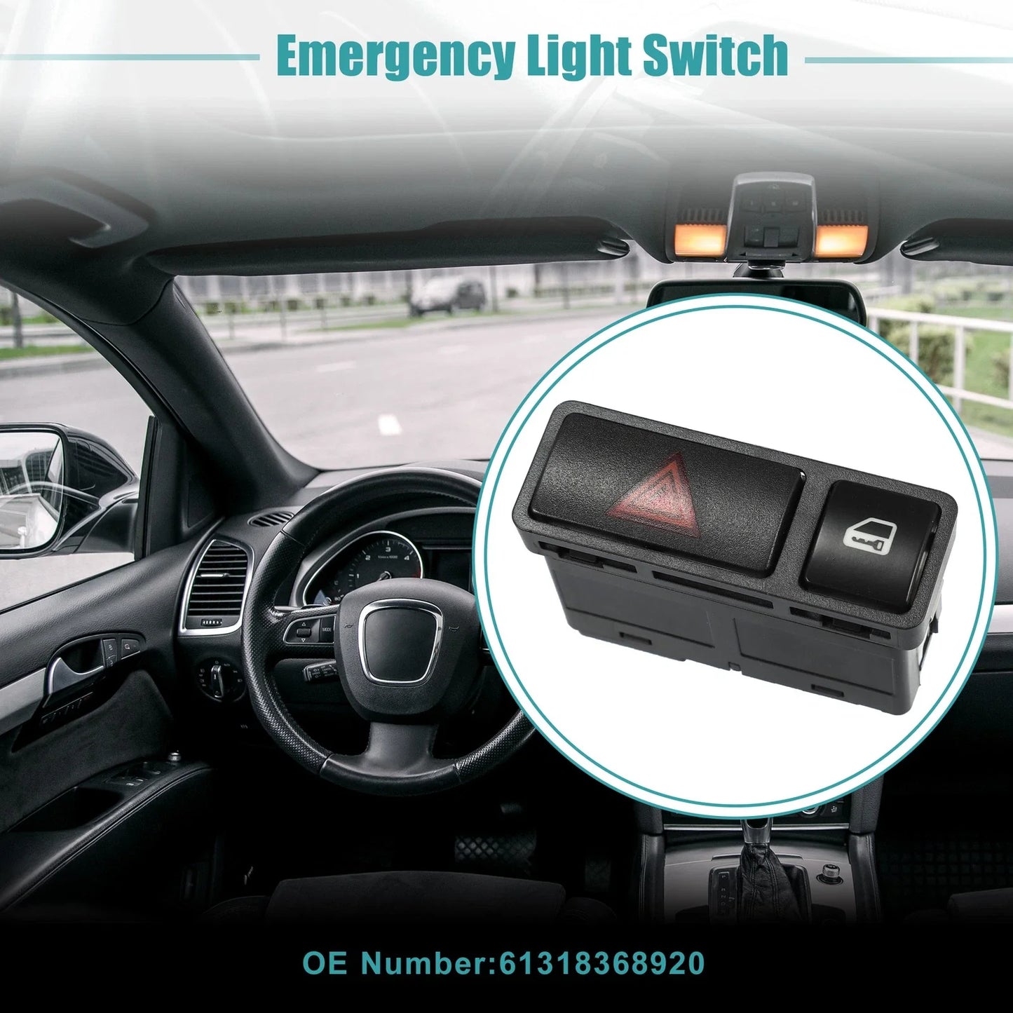Emergency Light & Central Locking Switch for BMW 323Ci (2000 - 2006)