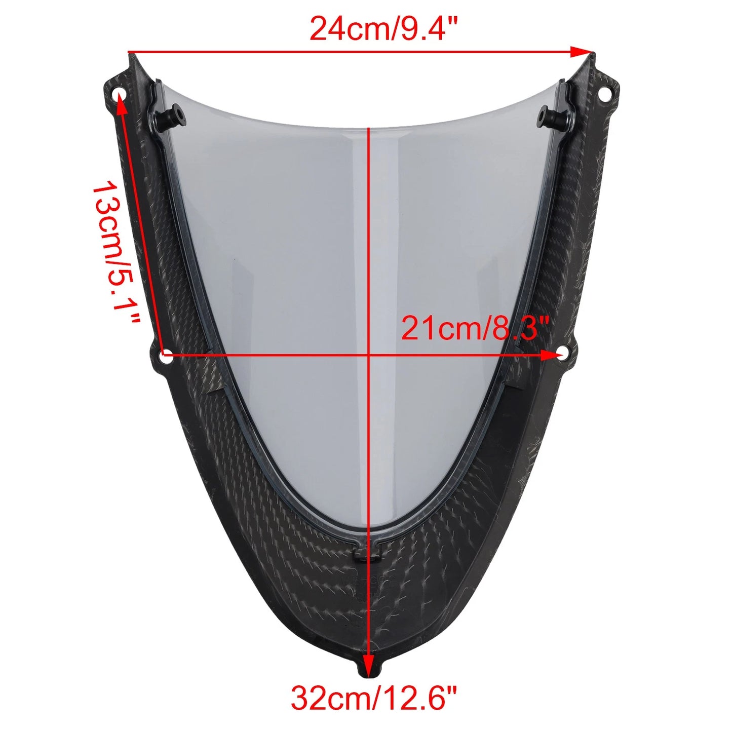Carbon Fiber Tank Cover Fairing for Honda CBR600RR (2007–2012)