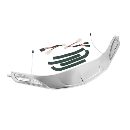 Chrome Windshield Trim Light for Honda Goldwing 1800 (2001-2017, F6B 2013-2017)