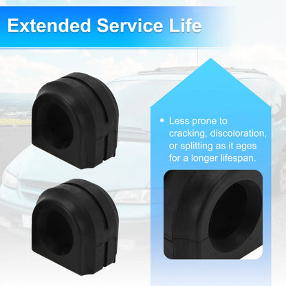 2X Stabilizer Sway Bar Bushing Kit for BMW 528i (2011–2016) 31356791924 Rubber