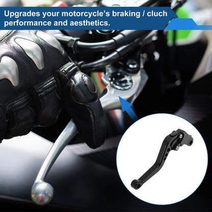 Adjustable Short Brake Clutch Levers for Honda Fury/VTX1300CX (2009–2018) Black