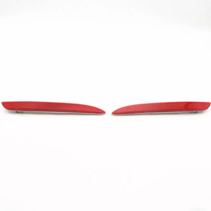Left & Right Red Rear Bumper Reflectors for Mazda 3 (2008-2012)