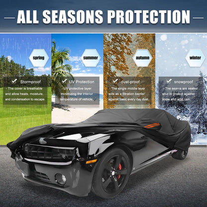 Waterproof Aluminum Film Car Cover for Chevy Camaro (2010–2021)