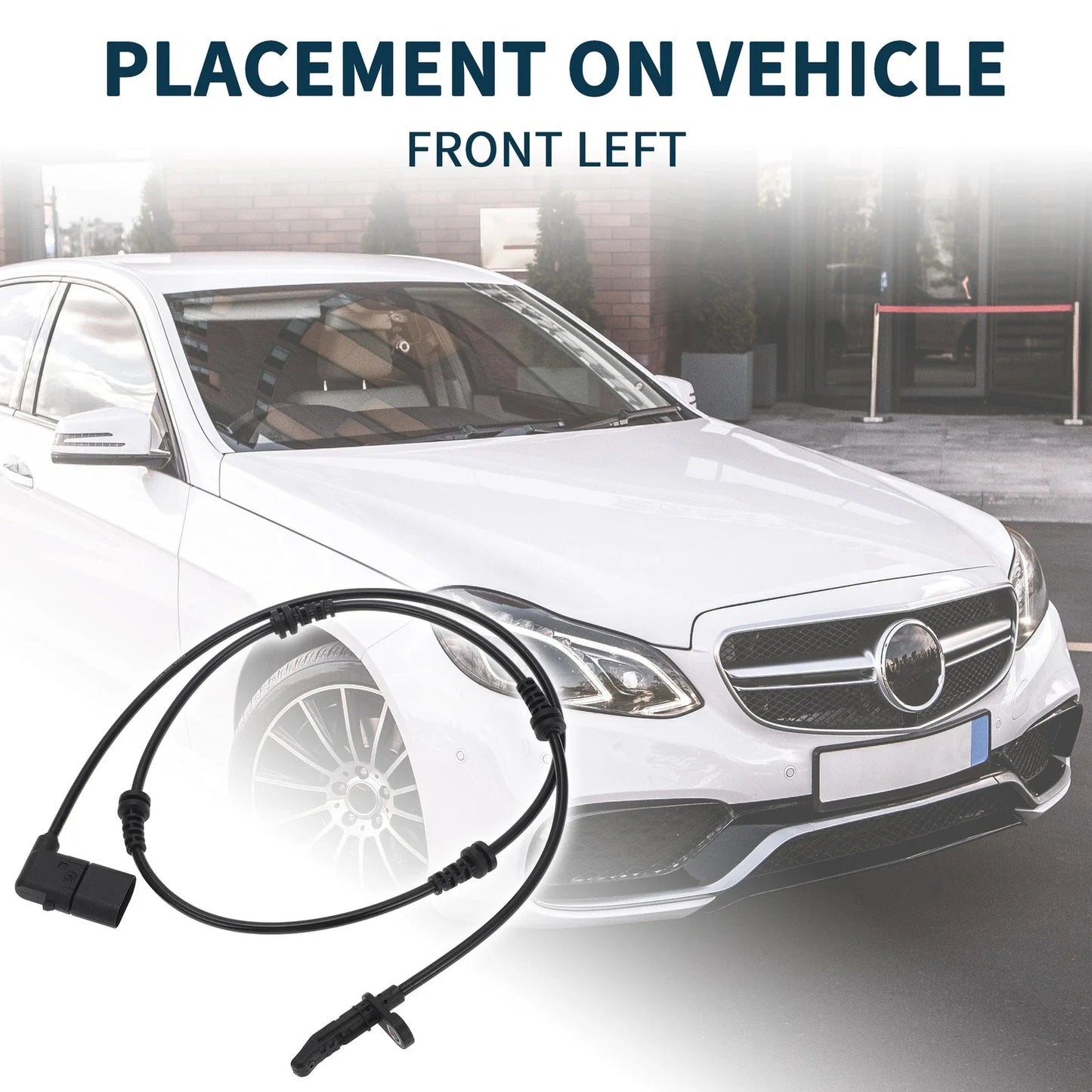 Front Left ABS Wheel Speed Sensor for Mercedes-Benz S450 S550 (2018-2023)