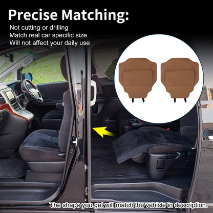 Leather Anti Kick Pad Sticker for Toyota Vellfire Alphard 40 (2015–2020)