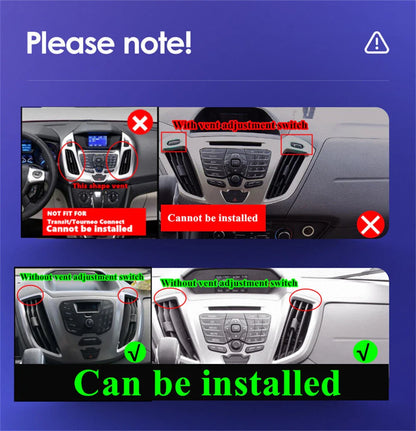 9.7" Vertical Android 12 Car Stereo Radio GPS for Ford Transit Tourneo Custom